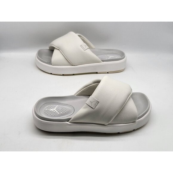 Nike Jordan Womens White Slide Sandals Size 8 Lightweight Comfort & Durable Sole - Picture 4 of 8
